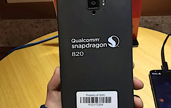 Тестовый смартфон Qualcomm на базе SoC Snapdragon 820 набрал более 130 000 баллов в AnTuTu 6.0